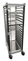 CAMBRO Transportavimo vežimėlis Camshelving,  18 x 600x400mm padėklams, 516x783x(H)171mm UPR6040F18480 | E-gastro