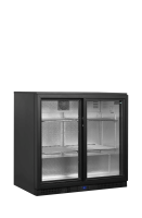 TEFCOLD Pobarinis šaldytuvas BA26S, 2 stumdomos stiklinės durys, 190 l., 900 x 515 x 870 mm 45474 | E-gastro