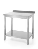 HENDI Sieninis darbo stalas su lentyna prisukamas Profi Line 1200x600x(H)850mm 811474 | E-gastro