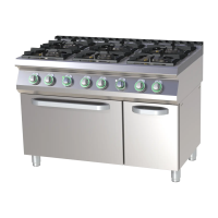 RM GASTRO Dujinė viryklė su elektrine statine orkaite SPT 7120/21 GE 00014795 | E-gastro