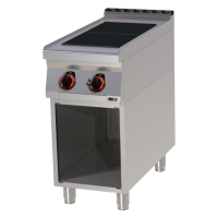 REDFOX Elektrinė viryklė su 2 kaitvietėmis ant atviros spintelės SPL 90/40 E, 400V/5kW 00012306 | E-gastro