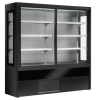 COOL HEAD Šaldoma vitrina su stumdomomis durimis WMP120S, juoda, 435 l. WMP 120S | E-gastro
