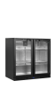 TEFCOLD Pobarinis šaldytuvas BA26H, 2 varstomos stiklinės durys, 190 l., 900 x 520 x 870 mm 45471 | E-gastro