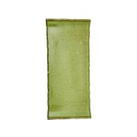 FINE DINE Stačiakampė lėkštė Edenic, žalia, 340x150 mm, 3 vnt. 767696 | E-gastro