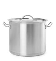 HENDI Aukštas puodas su dangčiu Budget Line, 17L, Ø280x(H)280mm 