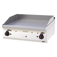 REDFOX Fry-top kepimo plokštuma 80×51 dujinė, grublėta, be spintelės FTR 70/08 G 00110071 | E-gastro