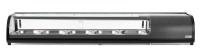 ARKTIC Suši vitrina, 5x GN 1/2 (H)40 mm (su indais), juoda, 220–240V/190W, 1800x420x(H)265 mm 274040 | E-gastro