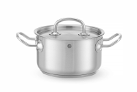 HENDI Vidutinio dydžio puodas su dangčiu Kitchen Line, 1,8L, Ø160x(H)95mm 836101 | E-gastro
