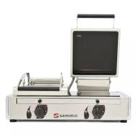 SAMMIC Stiklo keramikos dvigubas kontaktinis grilis, rifliuotas viršus ir lygi apačia GV-10, 230V/3400W 5130371 | E-gastro