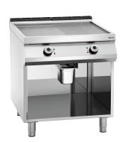 BARTSCHER Elektrinė kepimo plokštuma, kombinuota, ant atviros spintelės, 800 mm, 400V/15kW 296511 | E-gastro