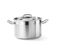 HENDI Vidutinio dydžio puodas su dangčiu Profi Line, 7L, Ø240x(H)150mm 831403 | E-gastro