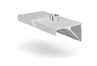HENDI Sieninis įstrižas gartraukio gaubtas be apšvietimo Profi Line 1000x700x(H)450mm