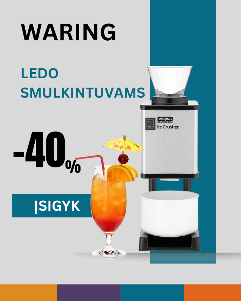 Pasiruoškite vasaros sezonui jau dabar – ledukų smulkintuvams -40%!