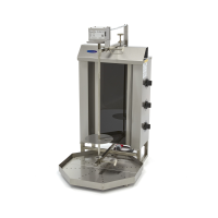 MAXIMA Kebabo grilis, 3 elektriniai degikliai, iki 30 kg mėsos 09370265 | E-gastro