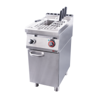 REDFOX Elektrinis makaronų virimo įrenginys 23 l su spintele VT 70/40 E