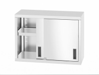 HENDI Pakabinama spintelė su slankiojančiomis durelėmis, suvirinta, Profi Line, 800x300x(H)600mm