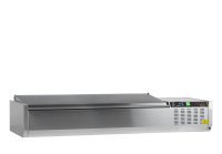 TEFCOLD Vitrininis šaldytuvas GN1/4 GVC33-140 S/S