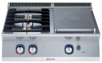 ELECTROLUX Dujinė viryklė 2 kaitviečių po 5,5 kW su vientisu kaitinimo paviršiumi, be spintelės, 400 mm. 371011 | E-gastro