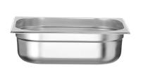 HENDI Konteineris GN 1/2, Budget Line, 6,5L, nerūdijantis plienas, 325x265x(H)100mm 800331 | E-gastro
