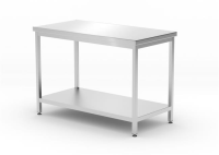 HENDI Centrinis stalas su lentyna, susukamas, Profi Line, 1200x600x(H)850mm 811528 | E-gastro