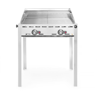 HENDI Dujinis grilis Green Fire Profi Line, 2 degikliai, 11,6 kW, 740×612×(H)825 mm