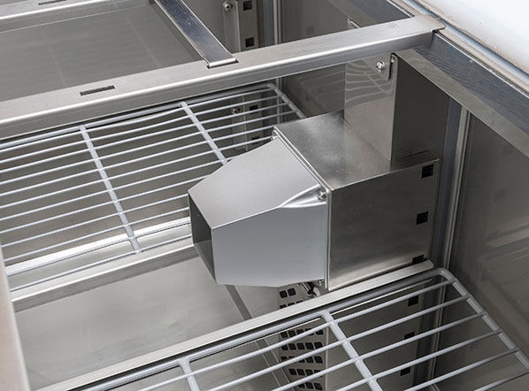 COOL HEAD Saladetė CRX90A, 2xGN1/1, 230V/142,4W, 700x880x900 mm CRX 90A | E-gastro