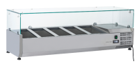 COOL HEAD Ingredientų vitrina VRX13/38, 5 GN1/3, 230V/160W, 395x440x1300 mm VRX 13/38 | E-gastro