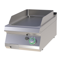 RM GASTRO Dujinė kepimo plokštuma lygi FTH 704 G 00019410 | E-gastro