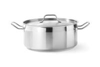 HENDI Žemas puodas su dangčiu Profi Line, 12L, Ø320x(H)150mm 830604 | E-gastro