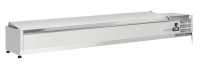 COOL HEAD Ingredientų vitrina VRX20/38 S/S, nerūdijantis plienas 9 GN1/3, 230V/160W, 395x281x2000 mm VRX 20/38S/S | E-gastro