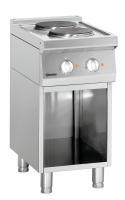 BARTSCHER Elektrinė viryklė 700, 2 kaitviečių ant spintelės, 400V / 2 x 2,6 kW 286102 | E-gastro