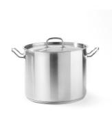 HENDI Aukštas puodas su dangčiu Kitchen Line, 13,5L, Ø280x(H)220mm