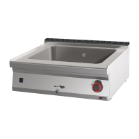 REDFOX Elektrinis marmitas GN 2/1 200 be spintelės BM 70/08 E 00018725 | E-gastro