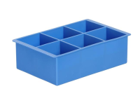 BARUP XL dydžio ledo kubelių forma, mėlyna, 170x110x(H)52 mm