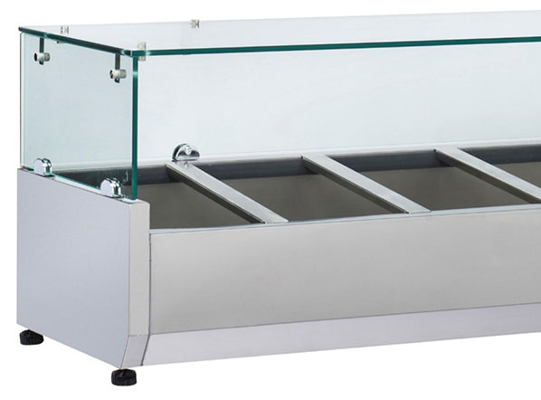 COOL HEAD Ingredientų vitrina VRX22/38, 10 GN1/3, 230V/160W, 395x440x2200 mm VRX 22/38 | E-gastro