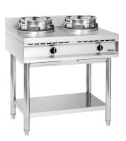 BARTSCHER Dujinė WOK virykle, dviejų kaitviečių, 2x11,5kW, Ø 290 mm, 900x600x960 mm 1052103 | E-gastro