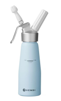HENDI Grietinėlės plakiklis, 0,5 L, pastelinė mėlyna, Ø80x(H)260 mm