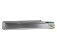 TEFCOLD Vitrininis šaldytuvas GN1/3 VK38-180 S/S LID