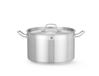 HENDI Vidutinio dydžio puodas su dangčiu Profi Line, 10L, Ø280x(H)170mm 831502 | E-gastro