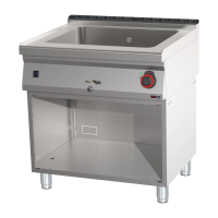 REDFOX Elektrinis marmitas GN 2/1 200 su spintele BM 90/80 E