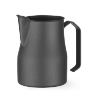 HENDI Matinis juodas pieno plakimo ąsotėlis, 0,7 L, Ø84×(H)130 mm