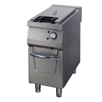 MAXIMA Premium elektrinė gruzdintuvė, 1 × 22 l, vienguba, 90 cm, su išleidimo čiaupu 09398607 | E-gastro