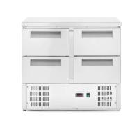 ARKTIC 4 stalčių šaldytuvas su stalviršiu GN 1/1 112L 220–240V/143W 900x700x(H)855mm 236154 | E-gastro