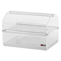 REDFOX Dviejų lygių neutrali vitrina 50x35, dvipusis atidarymas VEN 520
