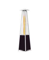 HENDI Piramidės formos dujinis šildytuvas su liepsna stiklinėje kolboje, 11,2 kW, 500x500x(H)2220 mm 272404 | E-gastro
