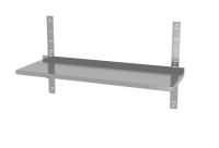 HENDI Pakabinama reguliuojama vienguba lentyna su 2 laikikliais, 2 vnt., 1000x300x(H)600mm