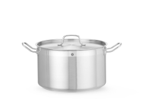 HENDI Vidutinio dydžio puodas su dangčiu Profi Line, 15L, Ø320x(H)190mm 831601 | E-gastro
