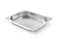 HENDI Konteineris GN 1/2, Kitchen Line, 2L, nerūdijantis plienas, 325x265x(H)40 mm 806319 | E-gastro