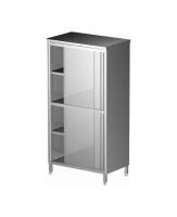 HENDI Atvira spinta su pertvara ir slankiojančiomis durimis prisukama Kitchen Line 1000x600x(H)1800mm