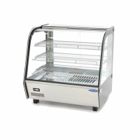 MAXIMA Šildomas maisto vitrininis stalas 120 litru 67 cm 3 lentynos